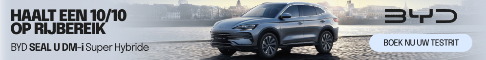 BYD SEAL U DM-i super hybride met tot 1125 km gecombineerd WLTP rijbereik.