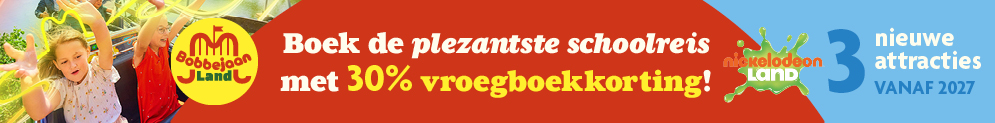 Geniet van meer dan 30% vroegboekkorting op de plezantste schoolreis!