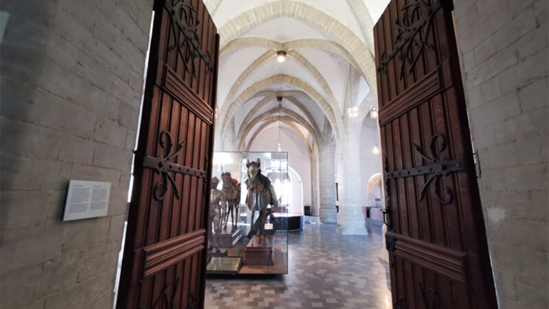 Gotische zaal in de Hallepoort