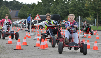 Les verkeerseducatie met Gocarts