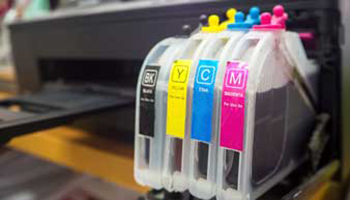 Inktpatronen in printer