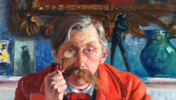schilderij portret Emile Verhaeren