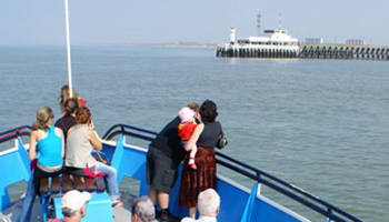 Havenrondvaart: Ingang haven Zeebrugge