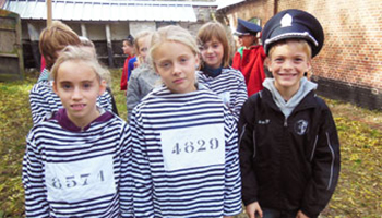 kinderen in museum