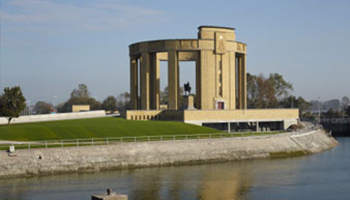 overzichtsfoto Westfront Nieuwpoort