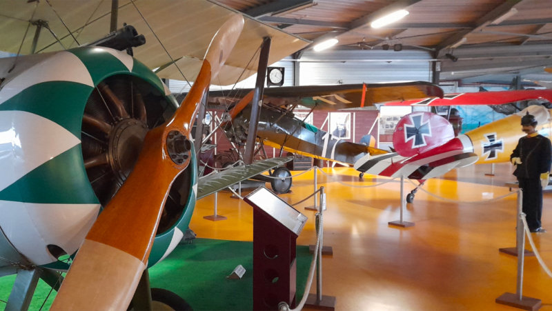 Beeld uit het Stampe en Vertongen Luchtvaartmuseum