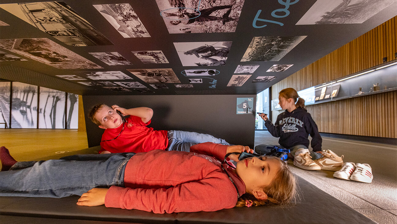 Kinderen in Westfront.Nieuwpoort
