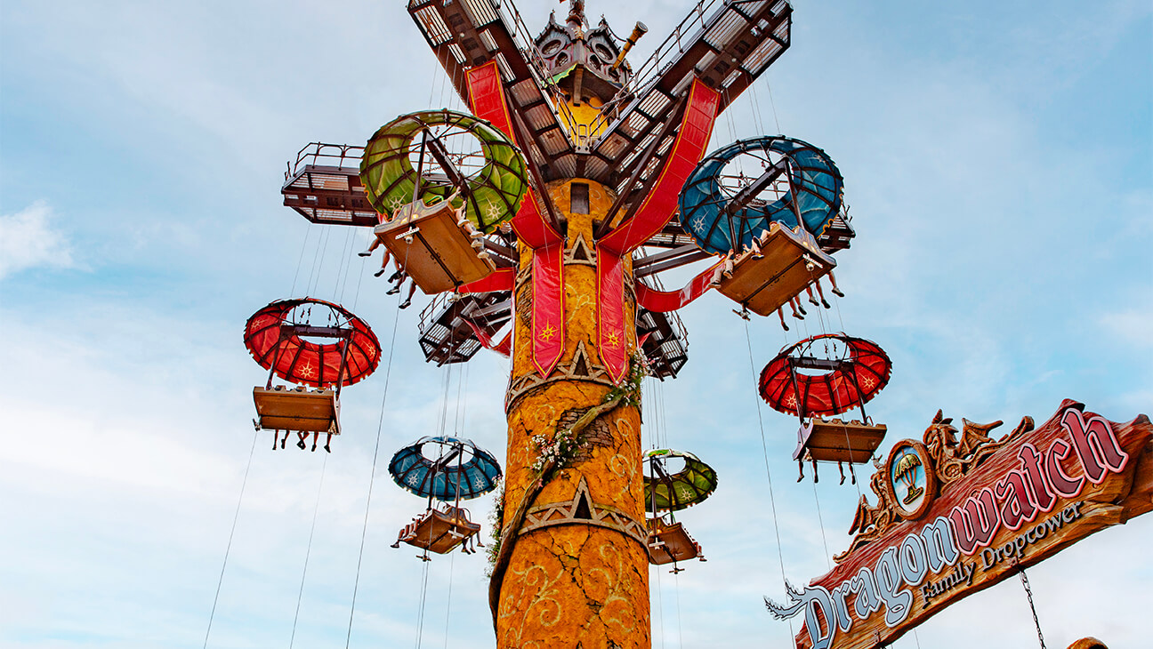 Attractie 'Dragonwatch' in Toverland