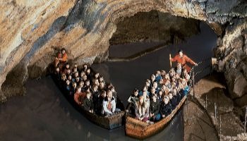 bootjes in grotten van Remouchamps