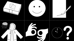 6 verschillende pictogrammen