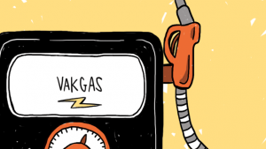illustratie van pomp met 'vakgas'