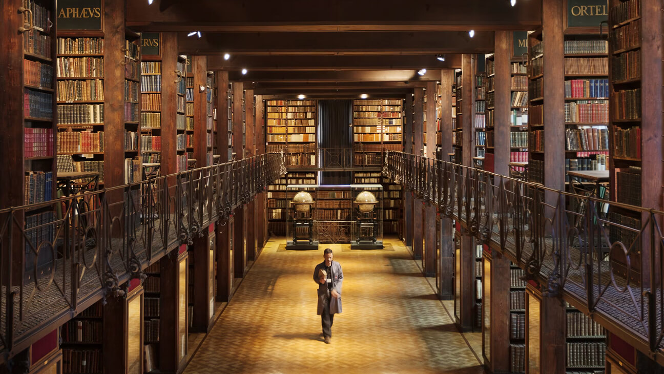 nottebohmzaal in de Erfgoedbibliotheek Hendrik Conscience te Antwerpen - Tip van de Lerarenkaart