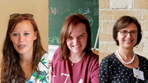 portretten van Marissa Van Boven, Tania Bruggeman en Ria De Wilde