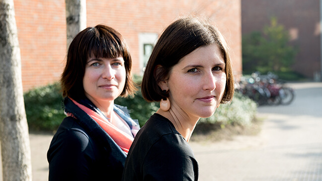 onderzoekers Ellen Claes en Dorien Sampermans (KULeuven)