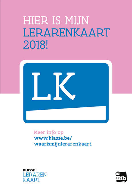 Lerarenkaart 2018 voorbeeld