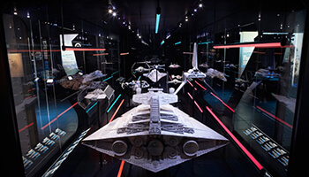 beeld uit de expo star wars