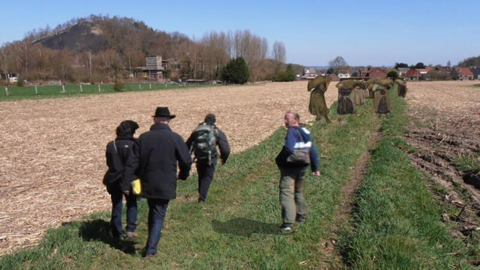 Wandelgroep doet de wandeling 'In het spoor van Vincent Van Gogh in de Borinage'