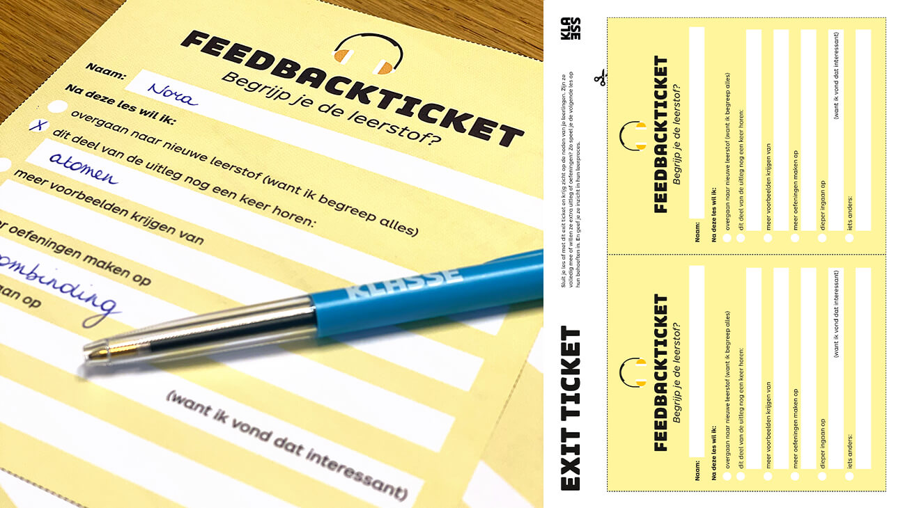inzicht in het leerproces van je leerlingen: Exit ticket voor het secundair onderwijs
