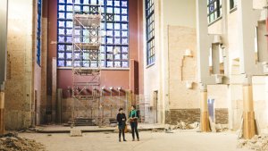 Tienerschool Brussel: Leraren Winnie en Marleen op de werf