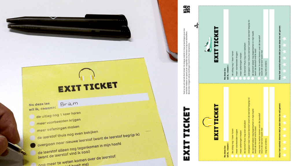 inzicht in het leerproces van je leerlingen: Exit ticket voor het secundair onderwijs