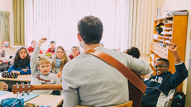 Ruben Luyten over muziek in de klas