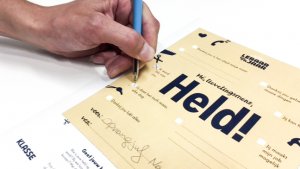 Oorkonde Held Leraar van het Jaar 2018
