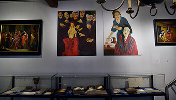 beelden uit de expo 'ontmoeting en contrast'