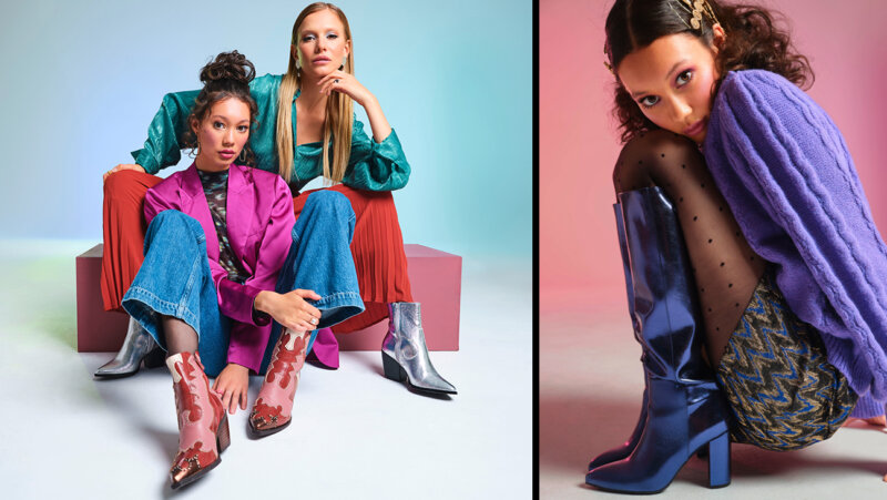 Model met schoenen van Torfs