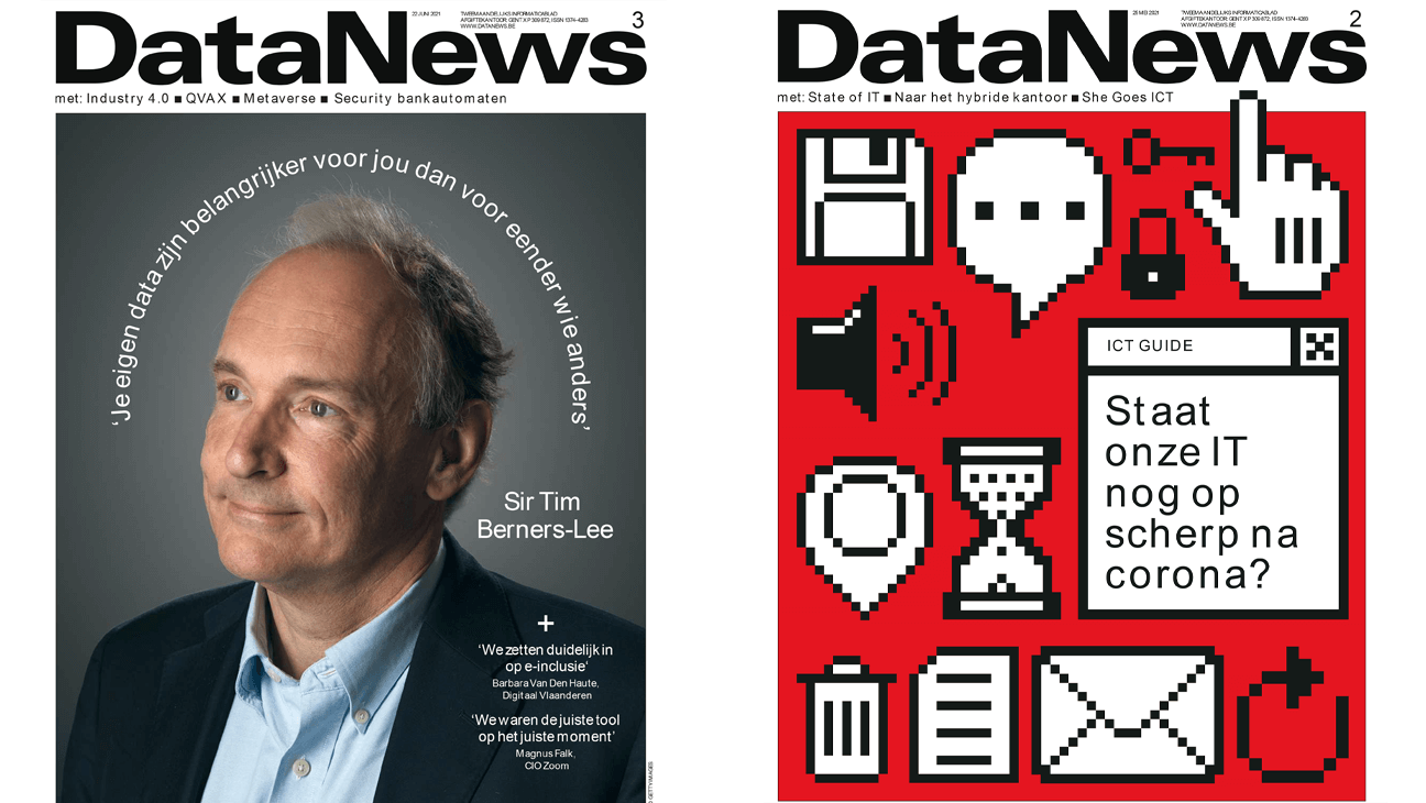2 covers van het tijdschrift 'Knack'