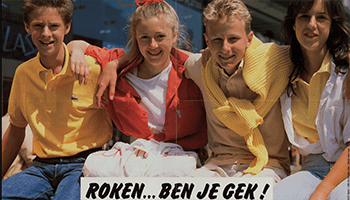 oude affiche over roken