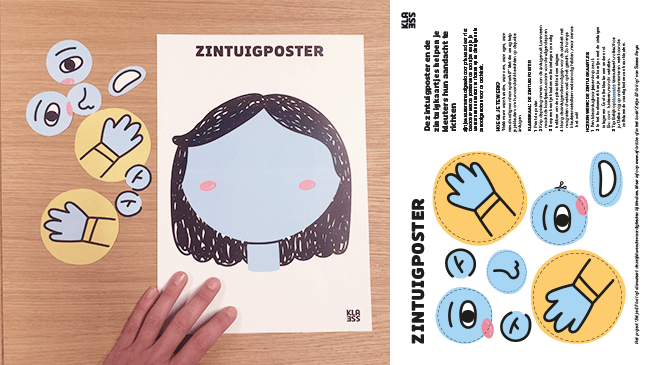 Klik en Print zintuigposters