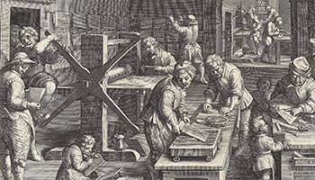 zwart-witprent in de eeuw van Bruegel