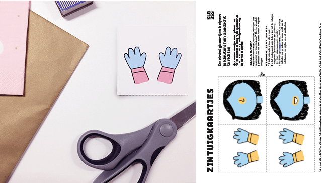 Klik en Print zintuigkaartjes