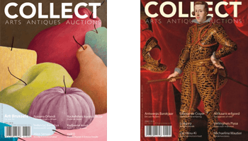2 covers van het magazine 'collect'