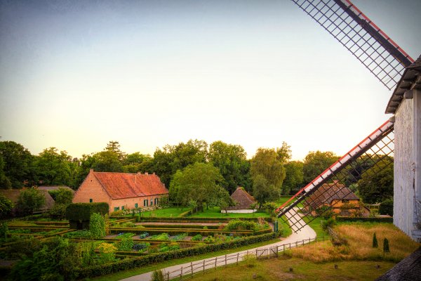 zicht op Bokrijk