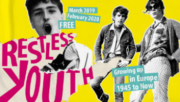 3 jongeren op affiche van 'Restless youth'