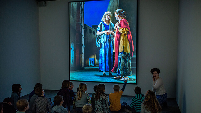 Juf els in Museum De pont