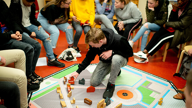 op bezoek in het Bellevue Museum