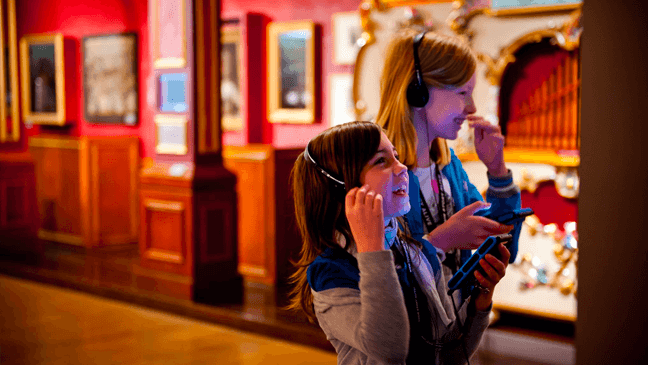 kindjes in het Museum Vleeshuis