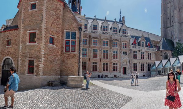 panorama op nieuwe Gruuthuse Museum