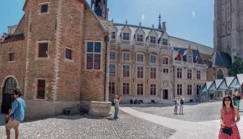 panorama op nieuwe Gruuthuse Museum