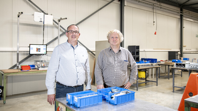 Ivan Hoeken & leraar Ludwig Swennen bij BEWEL