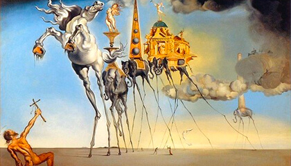 De bekoring van Sint-Antonius van Salvador Dali