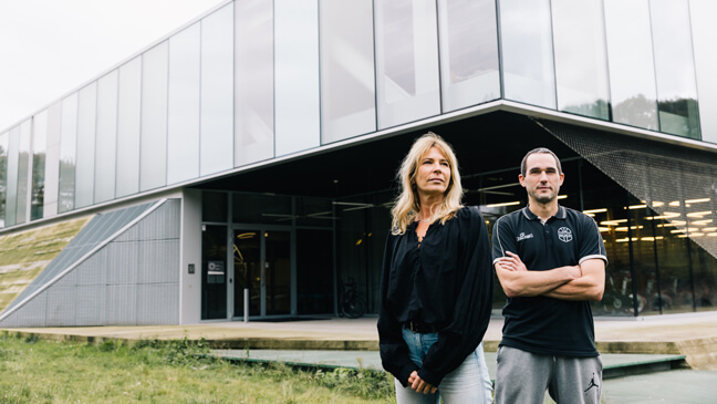 Topsportschool_Wilrijk: Leraren Sandy Lalieux en Pieter Pas