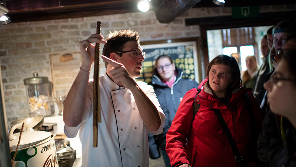 huisbakker Kristof in het bakkerijmuseum
