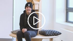 leerling in de ziekenhuisschool