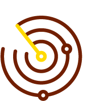 Hou contact met je leerlingen: icoontje radar