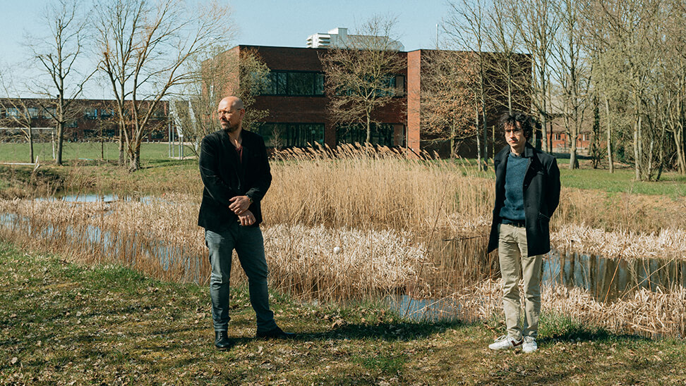 Directeurs Bart Deroeck en Mattias Paglialunga doen hun aanpak rond afstandsonderwijs uit de doeken.