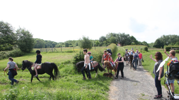 pony-rit in het Heuvelland