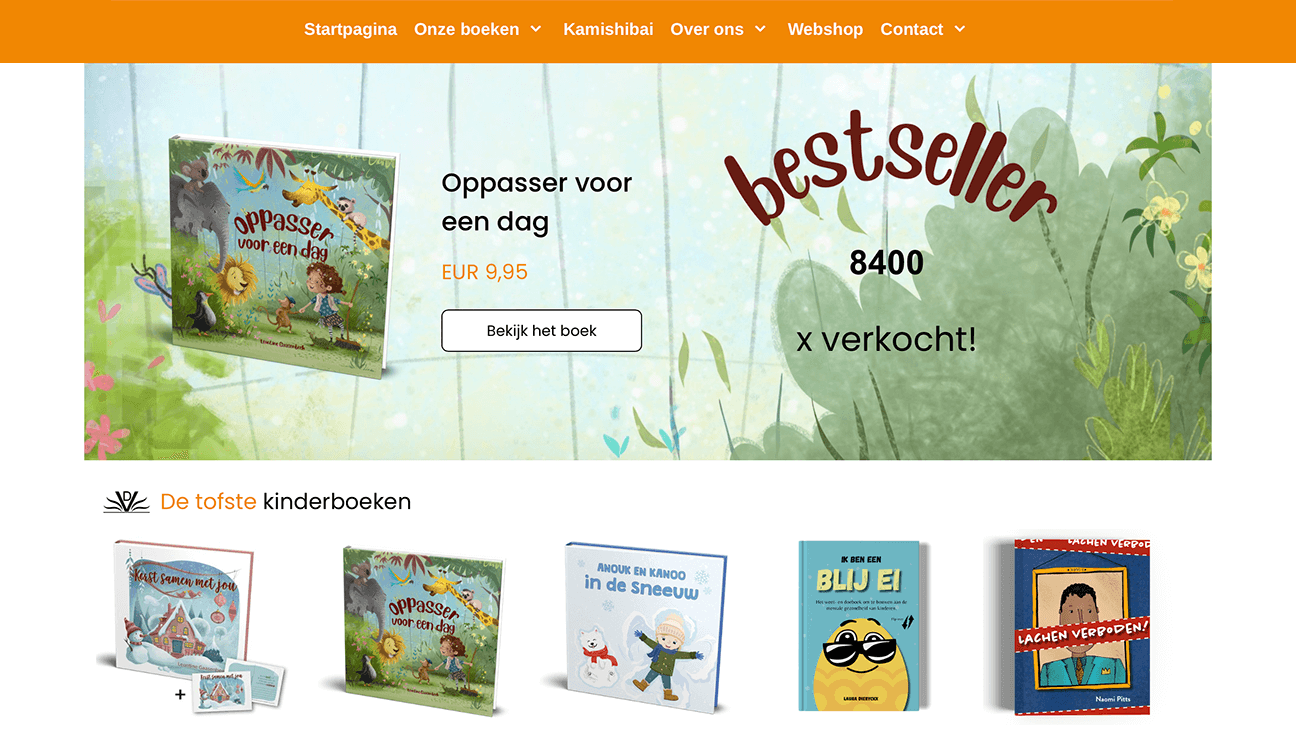 Webpagina van 'Van Driel Publishing'